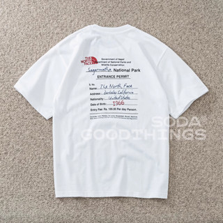 พร้อมส่ง THE NOTH FACE North เสื้อยืดลําลอง แขนสั้น คอกลม พิมพ์ลาย ทรงหลวม