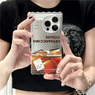 เคสโทรศัพท์มือถือแบบนิ่ม ลายกาแฟ แฟรปปูชิโน่ ลูกกวาด สําหรับ iPhone 11 12 13 14 15 PRO MAX iPhone14 iPhone14Pro