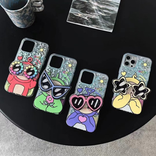 เคสโทรศัพท์มือถือ tpu แบบนิ่ม ลายแว่นตา สําหรับ iPhone 12pro 13pro 14 14promax 14pro 13promax 12promax