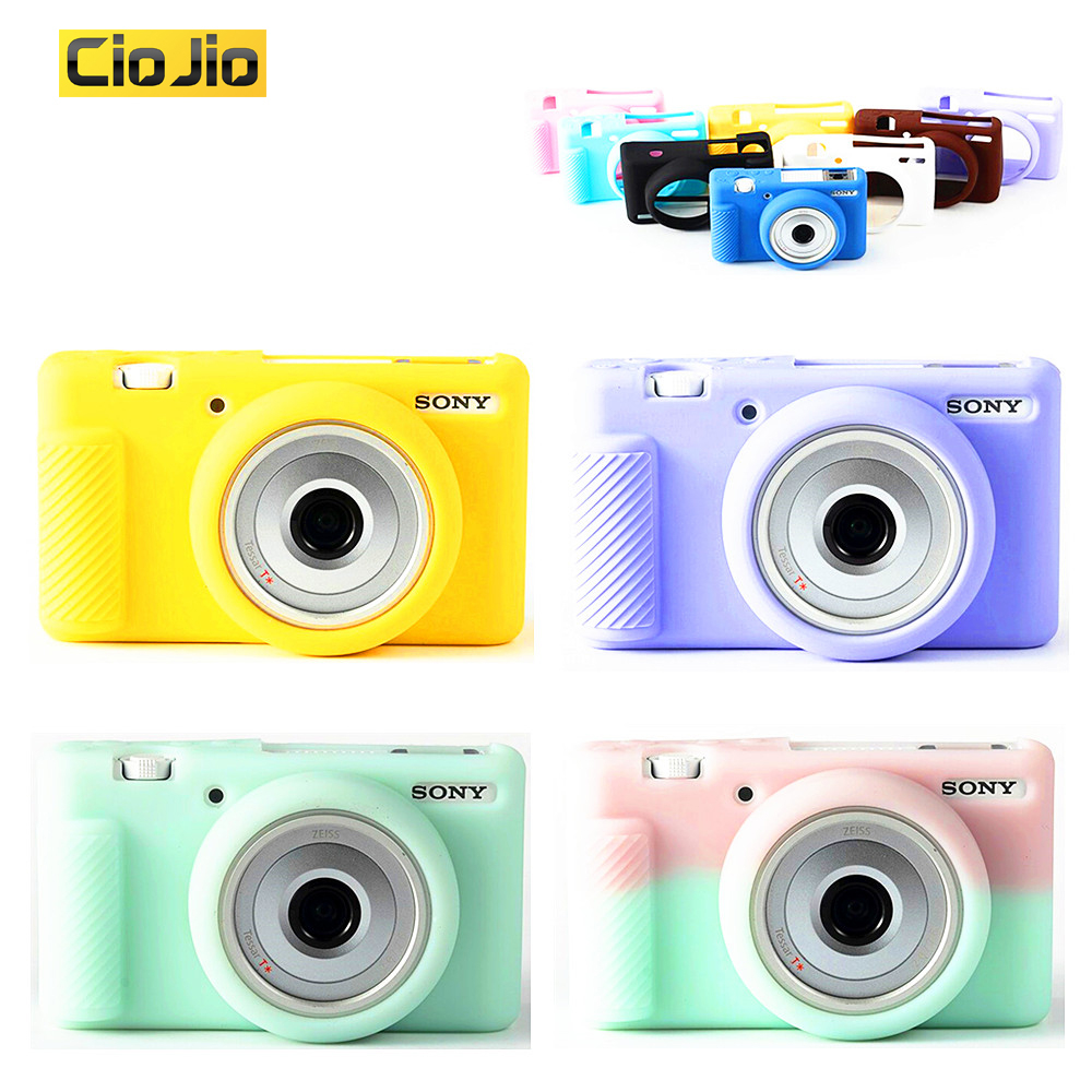 ซิลิโคนผิวกล้องกรณีสำหรับ Sony ZV1F ZV-1F ZV-1M2 ZV1M2 กล้องดิจิตอลป้องกันกรณี