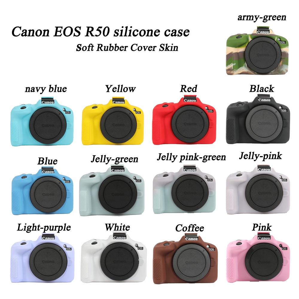 เคสซิลิโคนนิ่ม สําหรับกล้อง Canon EOS R50 Canon R50