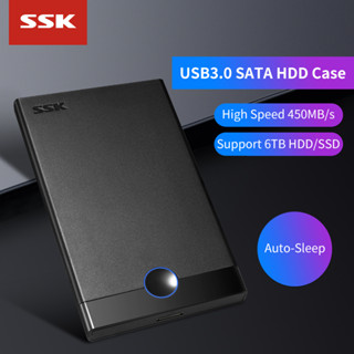 SSK กล่องใส่ฮาร์ดดิส 2 5 เคสฮาร์ดดิสก์ไดรฟ์ภายนอก HDD SATA 2.5 นิ้ว USB3.0 4TB 9.5 มม. 7 มม. สําหรับ HDD Box