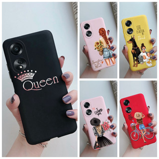 เคสโทรศัพท์มือถือ ลายมงกุฎ หรูหรา สําหรับ OPPO A58 4G A58 A 58 4G