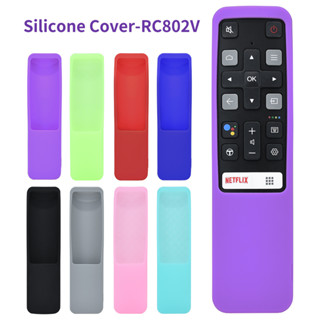 เคสซิลิโคน RC802V FUR6 FUR7 FUR9 Series สําหรับ TCL 4K LED Android Smart TV RC802V