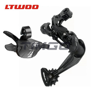 SRAM SHIMANO Ltwoo ใหม่ A7 Elite Version 1×10 Speed Derailleurs Shifter Groupset 10S เกียร์คันโยก + 10S คันโยก + กรงยาว + กรง (Lx) 50T เข้ากันได้กับชิมาโน