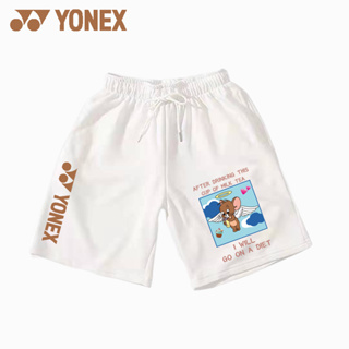 Yonex YY เสื้อกีฬาแบดมินตัน กางเกงขาสั้น ระบายอากาศ แห้งเร็ว สําหรับออกกําลังกาย