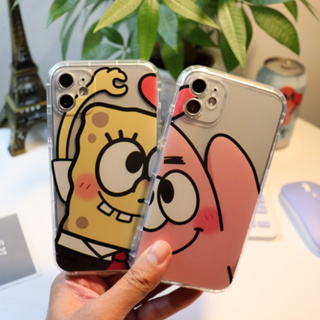 เคสiPhone12 เคสโทรศัพท์มือถือแบบนิ่ม ใส ลายการ์ตูนน่ารัก แฟชั่น สําหรับ เคสไอโฟน11 โทรศัพท์ 6s 7 8 plus se2020 เคสไอโฟน 13 เคสไอโฟน 12 14 pro max mini plus เคสไอโฟน7พลัส xs XR iPhone case 6p 7p 8p เคสโทรศัพท์