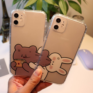 เคสiPhone14 พร้อมส่ง เคสโทรศัพท์มือถือแบบนิ่ม ใส ลายการ์ตูนตลก สําหรับ เคสไอโฟน11 โทรศัพท์ 6s 7 8 plus se2020 เคสไอโฟน 13 เคสไอโฟน 12 14 pro max mini plus เคสไอโฟน7พลัส xs XR iPhone case 6p 7p 8p เคสโทรศัพท์