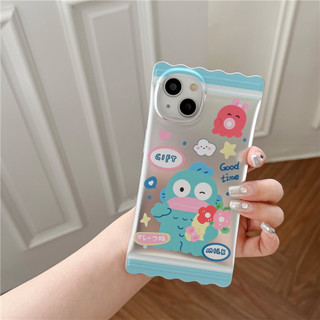 เคสโทรศัพท์มือถือนิ่ม ลายการ์ตูนปลาดาว สีแคนดี้ สําหรับ iPhone 11 12 13 14 15 PRO MAX iPhone14 iPhone14Pro