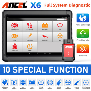 Ancel X6 OBD2 เครื่องสแกนเนอร์ WIFI Android ABS EPB DPF OBD 2 สําหรับรถยนต์