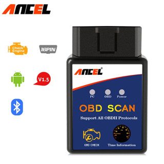 ANCEL ELM327 OBD2 V1.5 Bluetooth Universal Car Scanner Automotive Diagnostic Tool