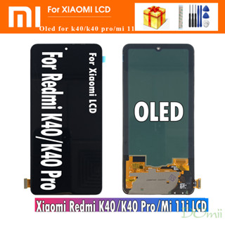 แผงหน้าจอสัมผัส LCD AMOLED แบบเปลี่ยน สําหรับ Xiaomi Redmi K40 K40 Pro K40 Pro plus M2012K11AC M2012K11C