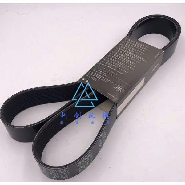 อะไหล่รถขุด E320D 12PK1780 12PK1850 สายพานพัดลม C6.4 สายพานเครื่องยนต์ สายพานพัดลม CAT 12PK1830