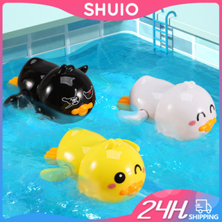 Shuio ของเล่นอาบน้ําเด็ก รูปเป็ดและปลาโลมา