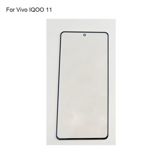 สําหรับ Vivo IQOO 11 ด้านหน้า ด้านนอก กระจก ซ่อมเลนส์ หน้าจอสัมผัส กระจกด้านนอก ไม่มีสายอ่อน สําหรับ Vivo IQOO11