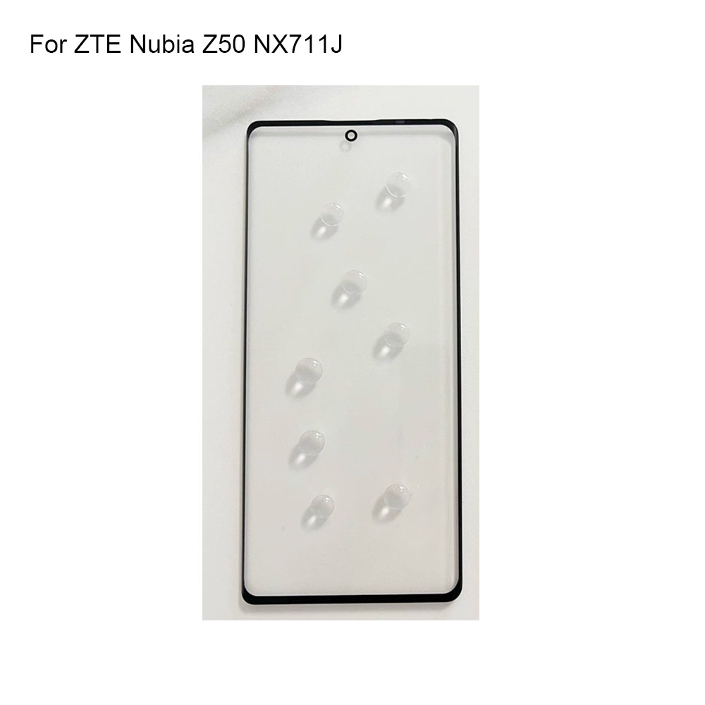 สําหรับ ZTE Nubia Z50 NX711J ด้านหน้า ด้านนอก กระจก เลนส์ ซ่อม หน้าจอสัมผัส กระจกด้านนอก ไม่มีสายอ่อน สําหรับ ZTE Nubia Z 50
