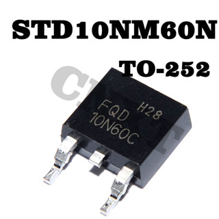 10 ชิ้น/ล็อ D10N60C STD10NM60N TO-252 ตต้นฉบับใหม่ 10A/600V MOS ฟิลด์เอฟเฟกต์หลอด