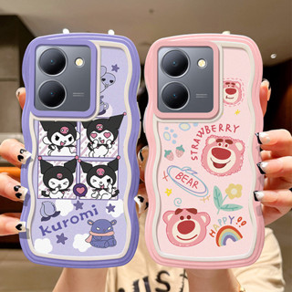 ใหม่ เคสโทรศัพท์มือถือนิ่ม กันกระแทก ลายการ์ตูน สําหรับ Vivo Y36 5G Y02 02A Y22 Y22S 2023