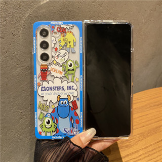 เคสโทรศัพท์มือถือ PC แบบแข็ง ลายการ์ตูนน่ารัก สําหรับ Samsung Galaxy Z Fold 5 4 3 5G Fold5