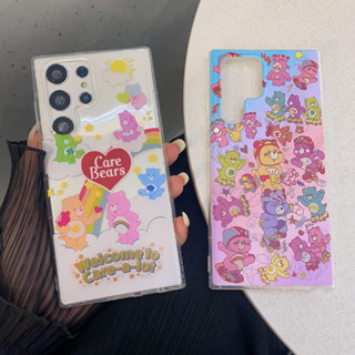 เคสโทรศัพท์มือถือ ลายการ์ตูนหมีน้อยน่ารัก สีรุ้ง สําหรับ เคส Samsung Galaxy A73 A72 A71 A54 A53 A52 A52S A51 A42 A34 A33 A32 A31 A22 A24 A23 A13 A14 A11 A12 A21S 4G 5G case