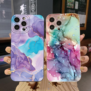 เคสโทรศัพท์มือถือ ขอบสี่เหลี่ยม หรูหรา หลากสี สําหรับ OPPO Reno7 4G Reno6 Reno8 Z 5G Reno5 F Reno2 F Reno3 Reno4 A17 A17K A77S A57S