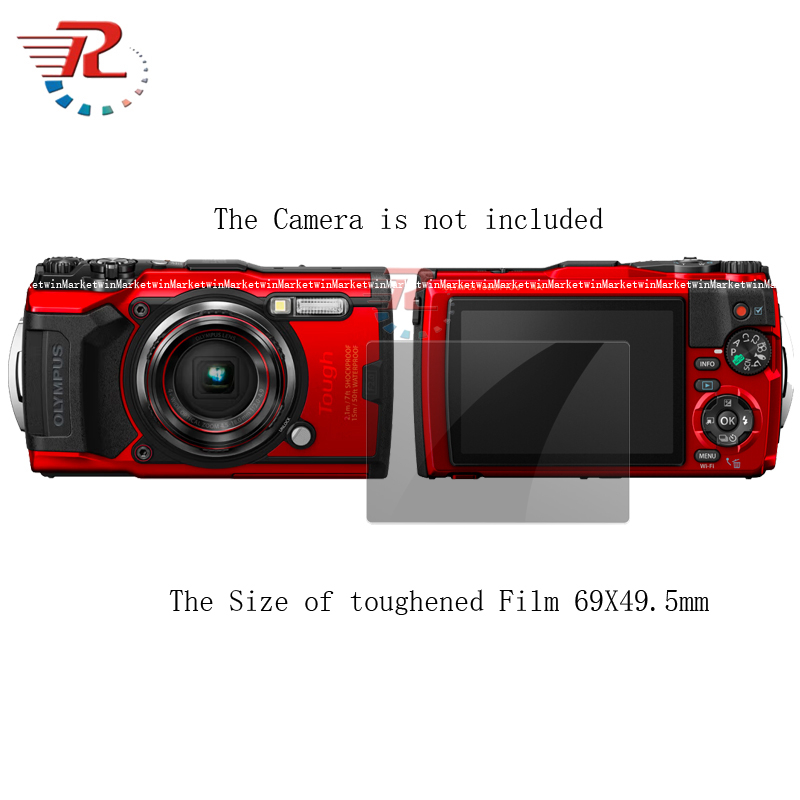 กระจกนิรภัยกันรอยหน้าจอ สําหรับกล้อง Olympus TG6 T-G6