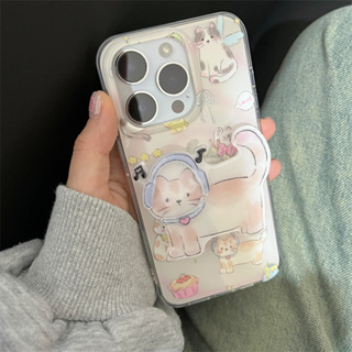 เคสโทรศัพท์มือถือ TPU ลายสุนัข สองชั้น สําหรับ iPhone 14 Pro max 13 Pro max