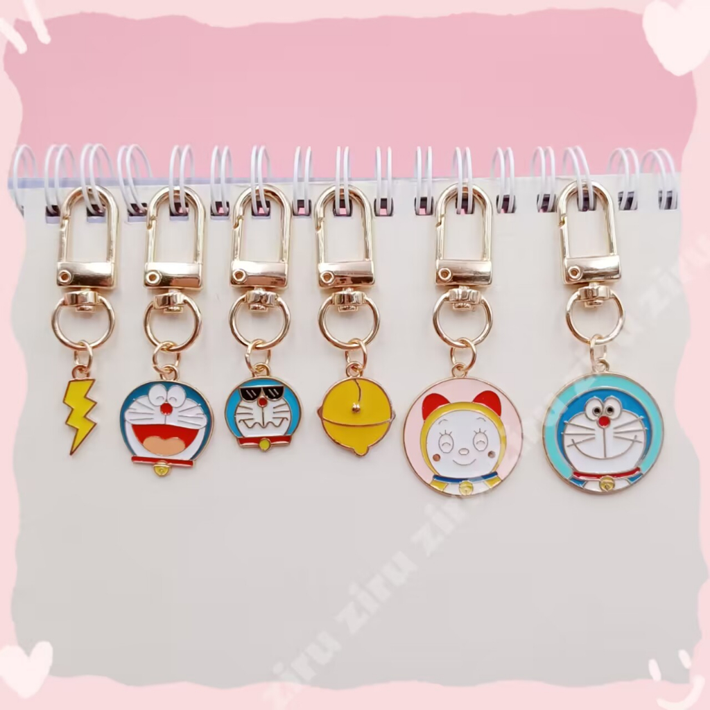 ของแท้ การ์ตูนโดราเอมอน ดริฟท์ ขวด พวงกุญแจ กระเป๋า จี้
