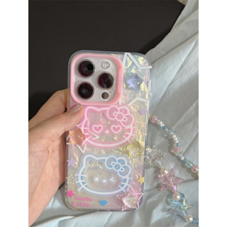 เคสโทรศัพท์มือถือ TPU ลายลูกแมว สองชั้น สําหรับ iPhone 14 Pro max 13 Pro max