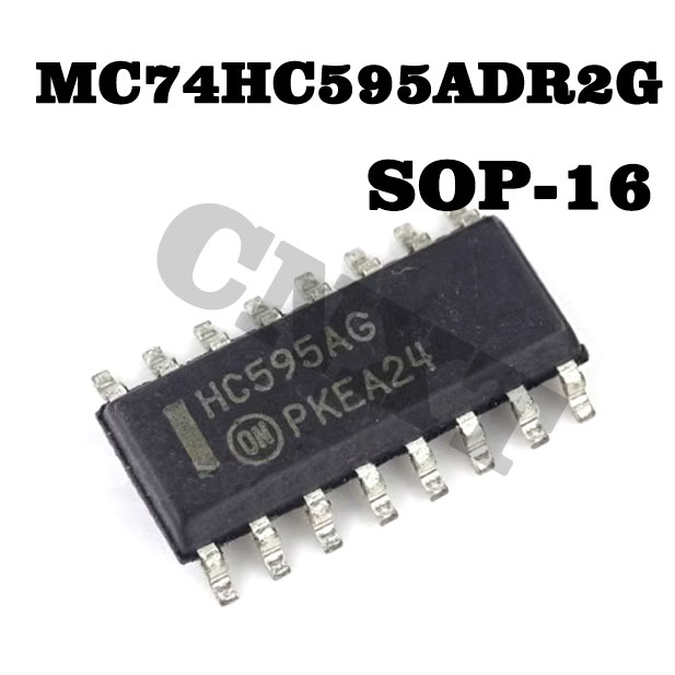 10 ชิ้น/ล็อ MC74HC595ADR2G HC595AG SOP16 ตต้นฉบับใหม่ ลงทะเบียนกะ 8 หลัก 74HC595