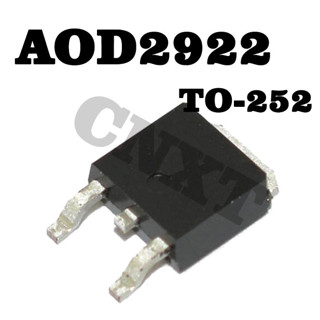 10 ชิ้น/ล็อต AOD2922 D2922 3.5A 100V ใหม่ TO-252 N-Channel MOS Field Effect Tube