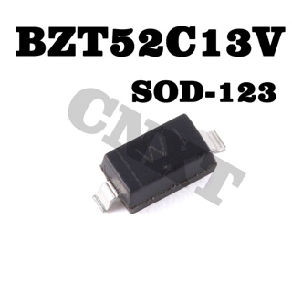 50 ชิ้น/ล็อตใหม่ BZT52C13 BZT52C13V ซิลค์สกรีน WI SOD-123 13V 350mW ตัวควบคุมแรงดันไฟฟ้าไดโอด