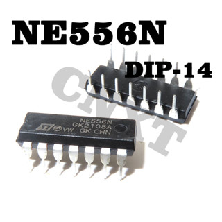 10 ชิ้น/ล็อ NE556N NE556 ตต้นฉบับใหม่ DIP-14 ตัวจับเวลาการเขียนโปรแกรม Oscillator Dual Channel ความแม่นยำคู่