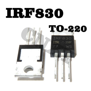 10 ชิ้น/ล็อ IRF830 IRF830PBF TO220 ตต้นฉบับใหม่ MOS Fet Transistor 4.5A / 500V