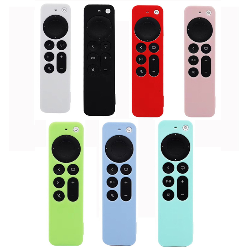 เคสป้องกัน / เข้ากันได้กับ สำหรับ Apple 4K TV BOX รุ่น 6 และ 7 ป้องกันการลดและป้องกันการลื่น การควบคุมระยะไกล เชลล์