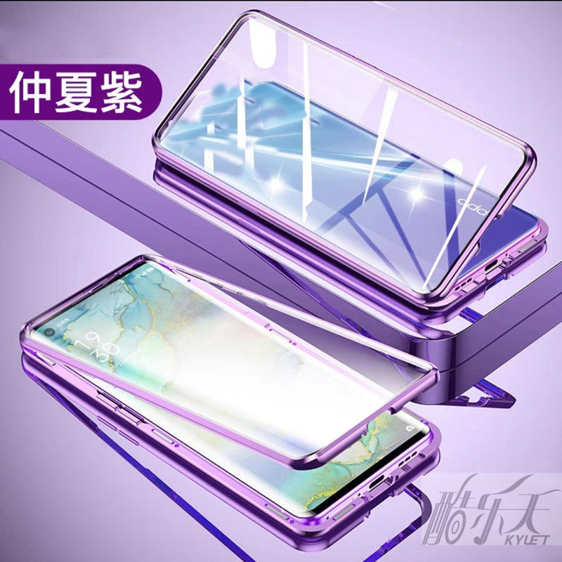 For Samsung A17 A55 A35 A25 A15 A03s Note10 Plus เคสโทรศัพท์มือถือแบบแก้ว แม่เหล็ก บางมาก กันกระแทก 