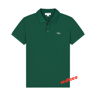 Lacoste เสื้อโปโล แขนสั้น ผ้าฝ้าย สําหรับผู้ชาย