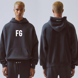 เสื้อกันหนาว มีฮู้ด ทรงหลวม ลาย FEAR OF GOD FOG แนวสตรีท สําหรับผู้ชาย และผู้หญิง