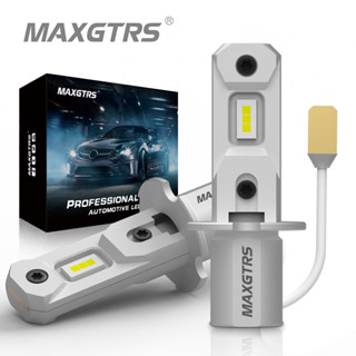 Maxgtrs หลอดไฟตัดหมอก led H3 80w DC 12V-24V 6500K 3000K สีขาว สําหรับรถยนต์ 2 ชิ้น