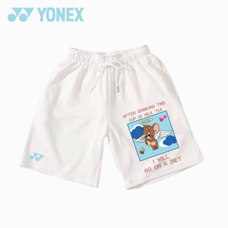 Yonex เสื้อกีฬาแบดมินตัน กางเกงขาสั้น ระบายอากาศ แบบแห้งเร็ว สไตล์เกาหลี 2023