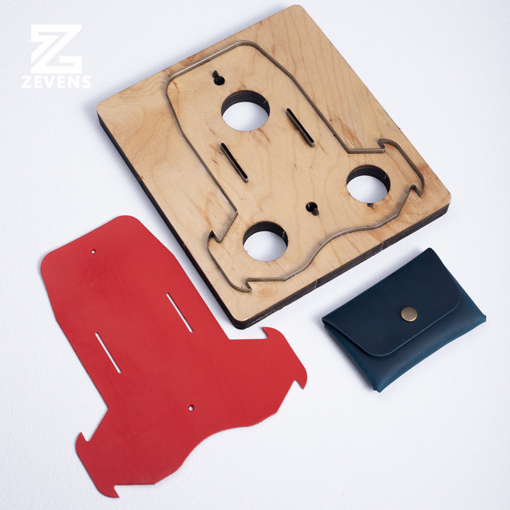 Stitch-free Card Holder Knife Mold Handmade DIY Leather Tool Lower Material สะดวก Leather Bag Version Sharp ทนทาน