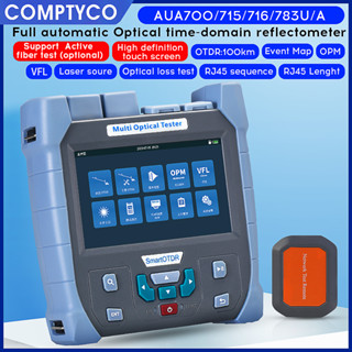 Comptyco AUA-783U/A OTDR MM เครื่องวัดความผิดพลาดทางแสงอัตโนมัติ 850 1300nm ฟังก์ชั่น 9-in 1 พร้อมเครื่องวัดพลังงานออปติคอล