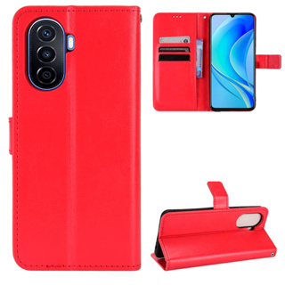 เคสโทรศัพท์หนัง PU ฝาพับ พร้อมช่องใส่บัตร สําหรับ Huawei Nova Y71 Y71