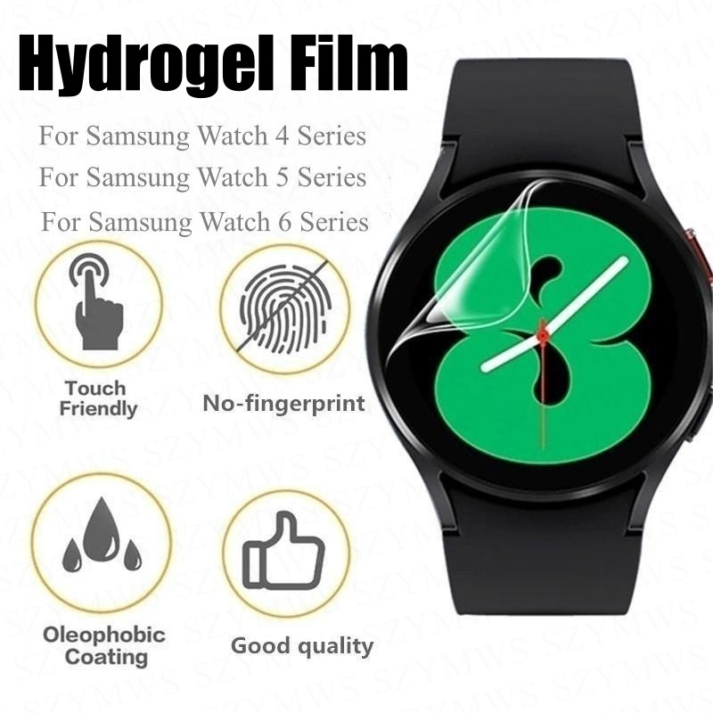Samsung Galaxy Watch 7/Ultra/FE/6/6 Classic/5/5 Pro/4/4 Classic Hydrogrelฟิล์มป้องกันหน้าจอสําหรับSamsungนาฬิกา4/5 40MM 44MM Watch4/6 Classic 43MM 47MM 42MM 46MM