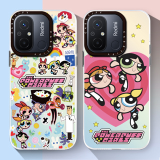 Casetify แท้ เคสโทรศัพท์มือถือ ซิลิโคนนิ่ม กันกระแทก กันรอยกล้อง ลาย Powerpuff Girls สําหรับ Xiaomi Redmi 12C 10C 11A 10 Power Prime A1 Plus A2 4G