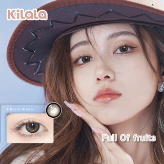 คอนแทคเลนส์ Brown /Gray Kilala สีน้ำตาล /เทา [DIA 14.5] บิ๊กอาย ราย 6 เดือน (2 เลนส์ /1 คู่)