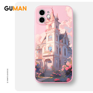 Guman เคสไอโฟน เคสซิลิโคนนุ่มกันกระแทกน่ารักตลก เคสโทรศัพท์ Compatible for iPhone 14 13 12 11 Pro Max SE 2020 X XR XS 8 7 6 6S Plus พลัส XYB2147