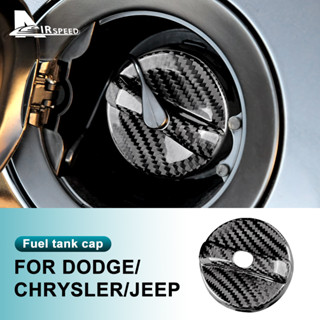 สติกเกอร์คาร์บอนไฟเบอร์ ติดฝาถังน้ํามันรถยนต์ สําหรับ Dodge Jeep Chrysler