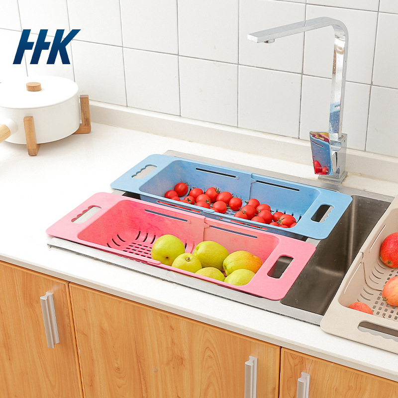 Kettles 29 บาท HHK ตะกร้าล้างผัก-ผลไม้ อเนกประสงค์ ยืดหดได้ ใช้งานสะดวก เหมาะกับทุกขนาดซิงค์ W-042 Home Appliances