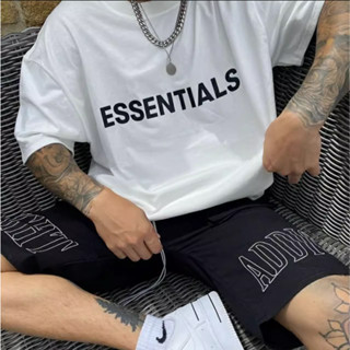 เสื้อยืดแขนสั้น พิมพ์ลายกัปตัน Cook FOG Fear Of God Essentials สไตล์สตรีท